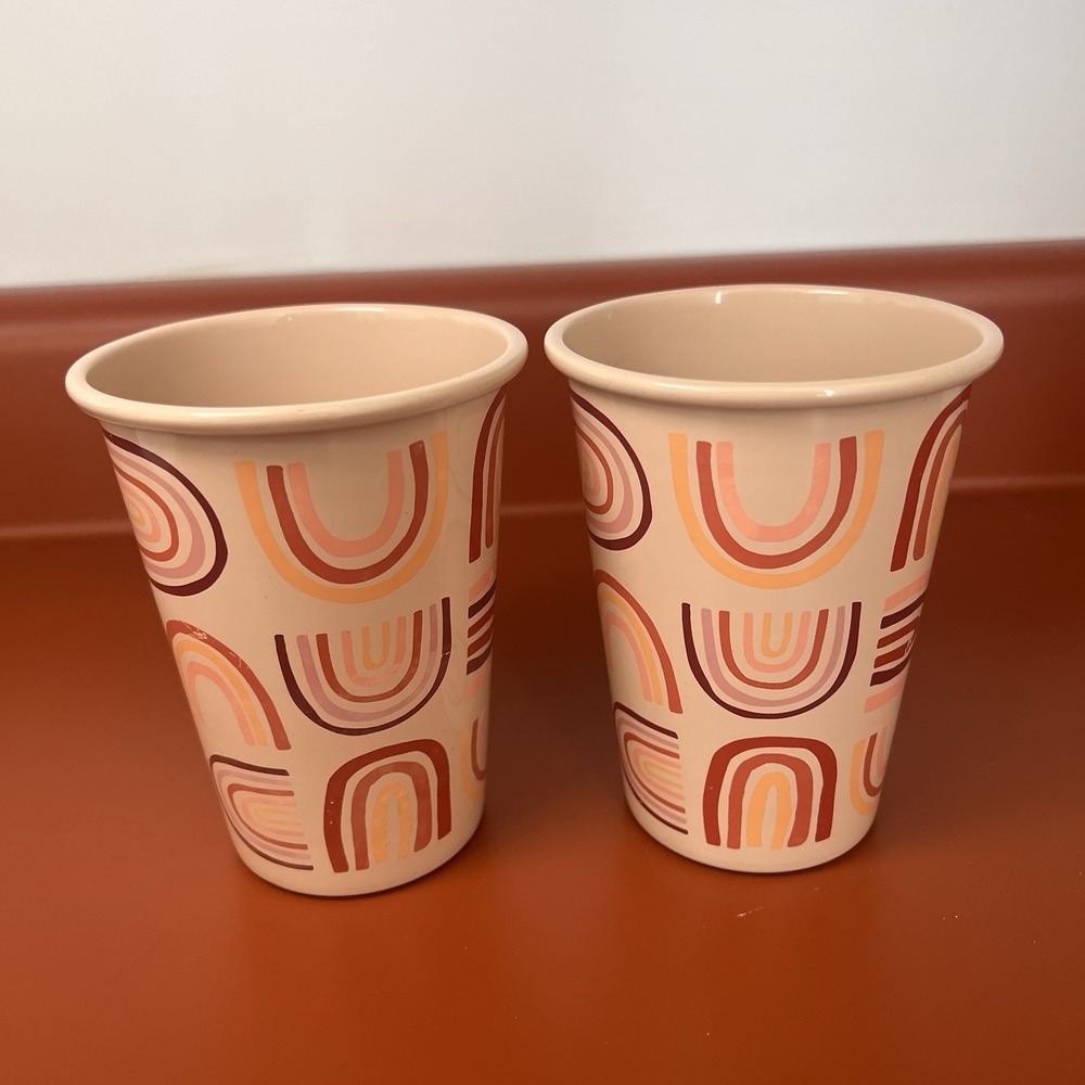DANICA STUDIOS SOLSTICE TUMBLER POWDER COATED STEEL 16OZ. Set Of 2